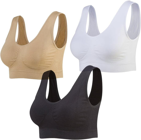 3-Pack Seamless Sports Bra