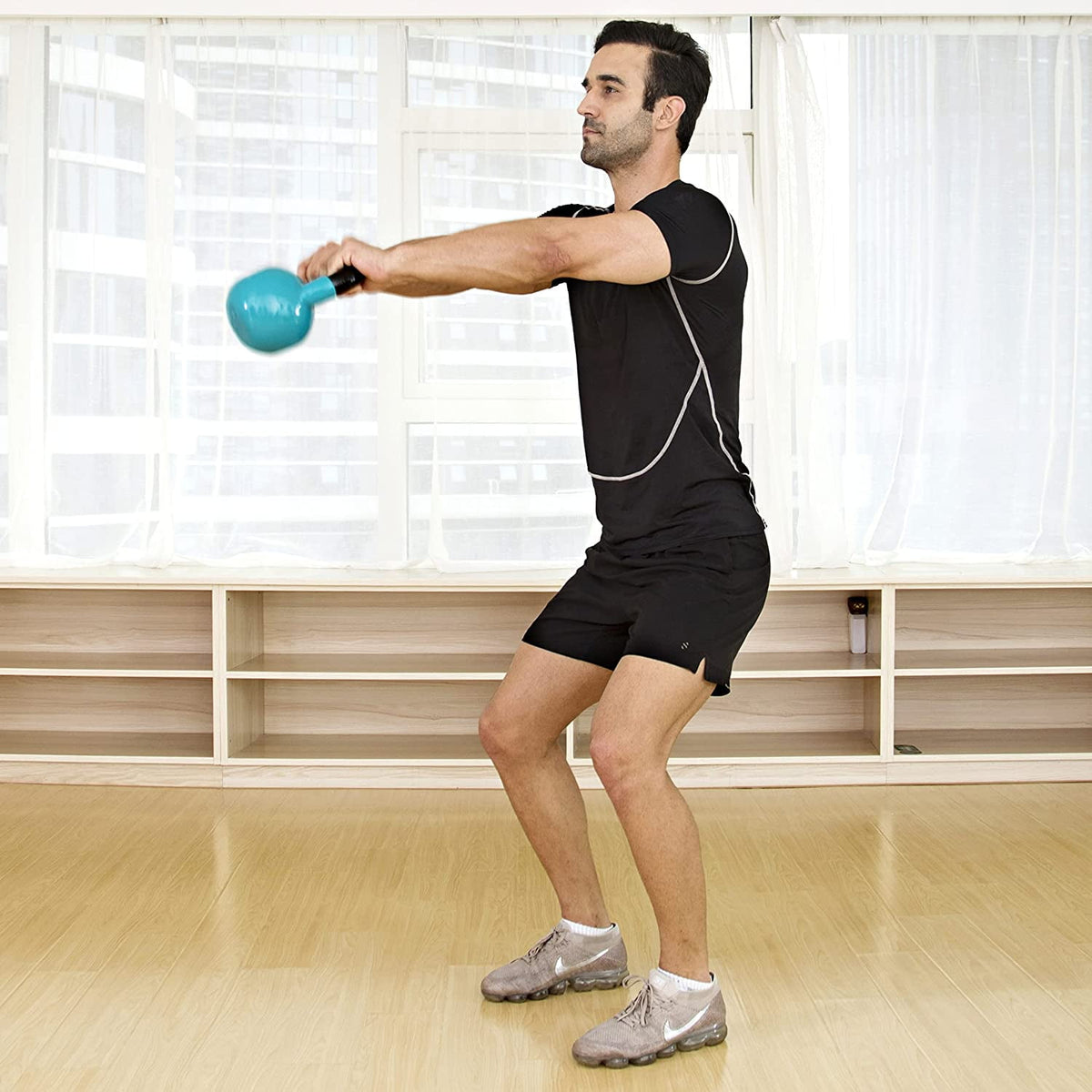 JFIT Vinyl Kettlebell 12 lb