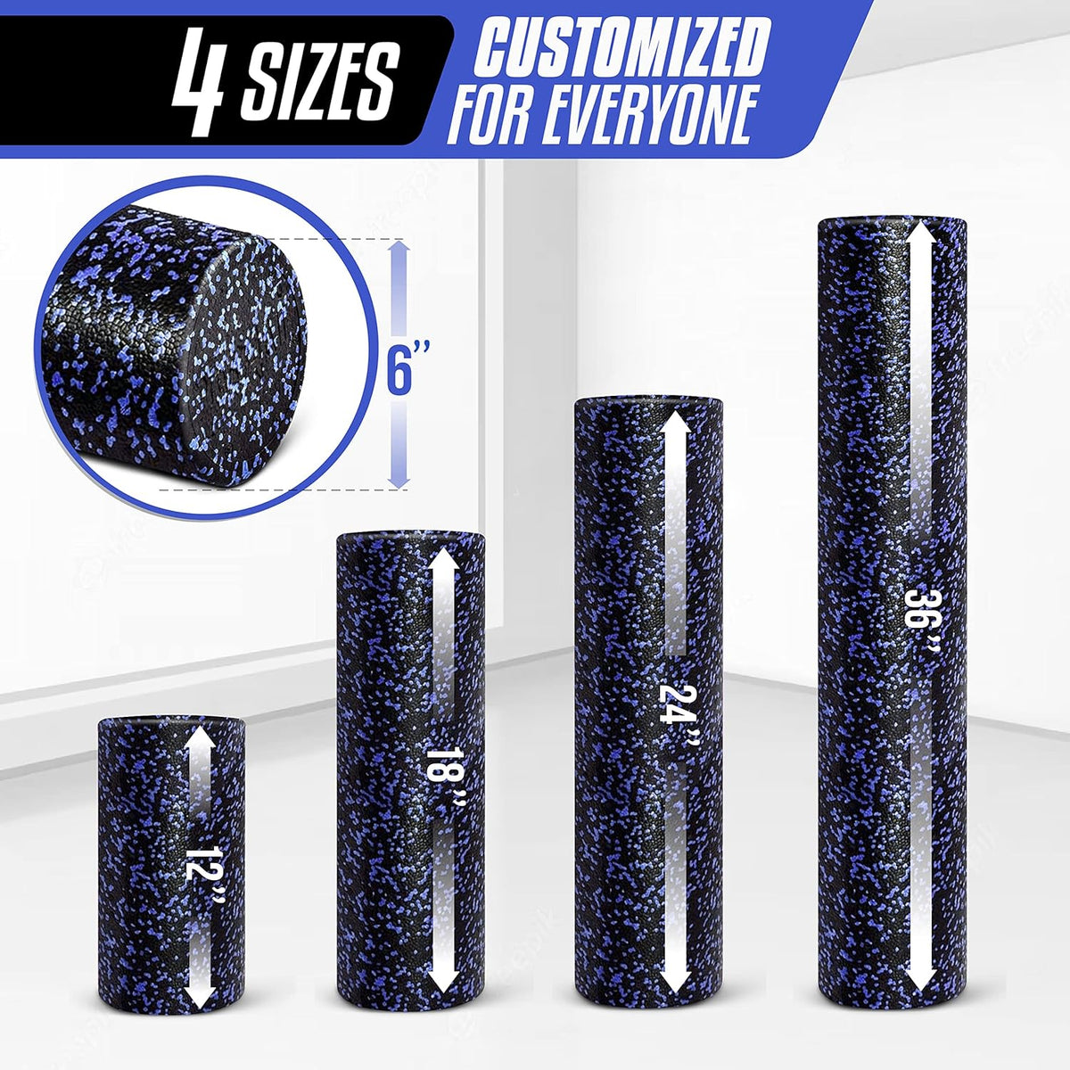 EPP Foam Roller (12")