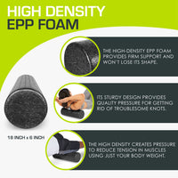 ProsourceFit High-Density Foam Roller 18 inch