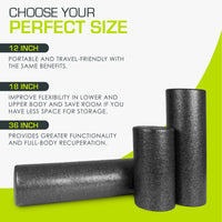 ProsourceFit High-Density Foam Roller 18 inch