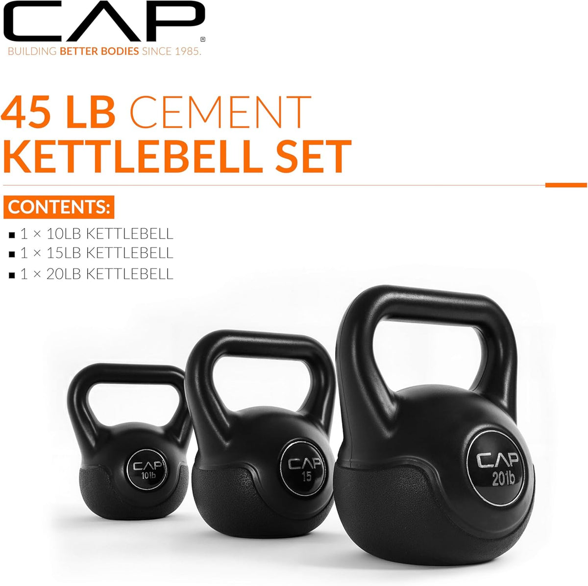 Barbell Kettlebell Set (10/15/20 Lb)